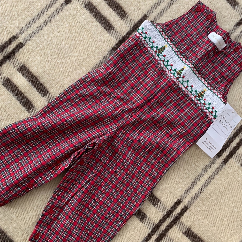 Strasburg Holiday Baby Boy Outfit - NWT 18M
